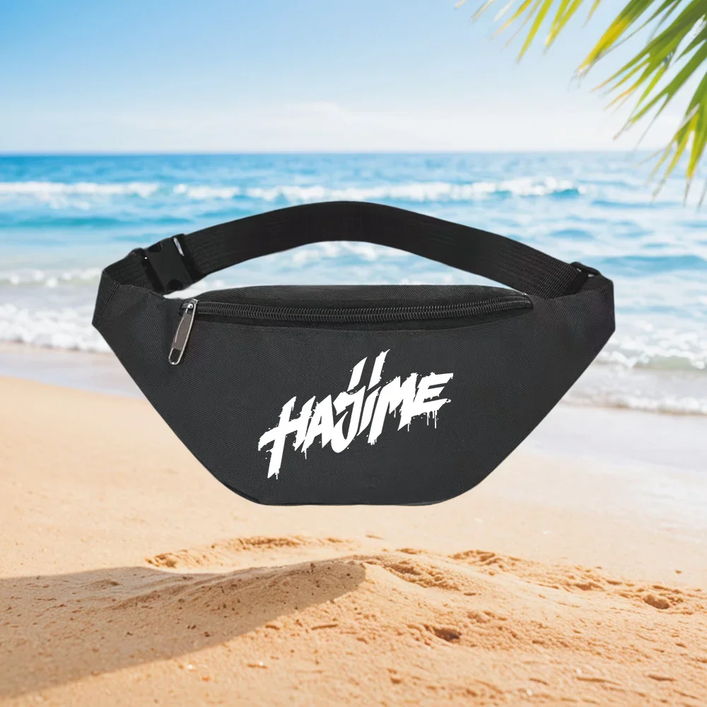 Hajime Graffiti Style Waist Backpack Crossbody Chest Bag Street Casual Sporty Fashionable Simple Unique Printed Design