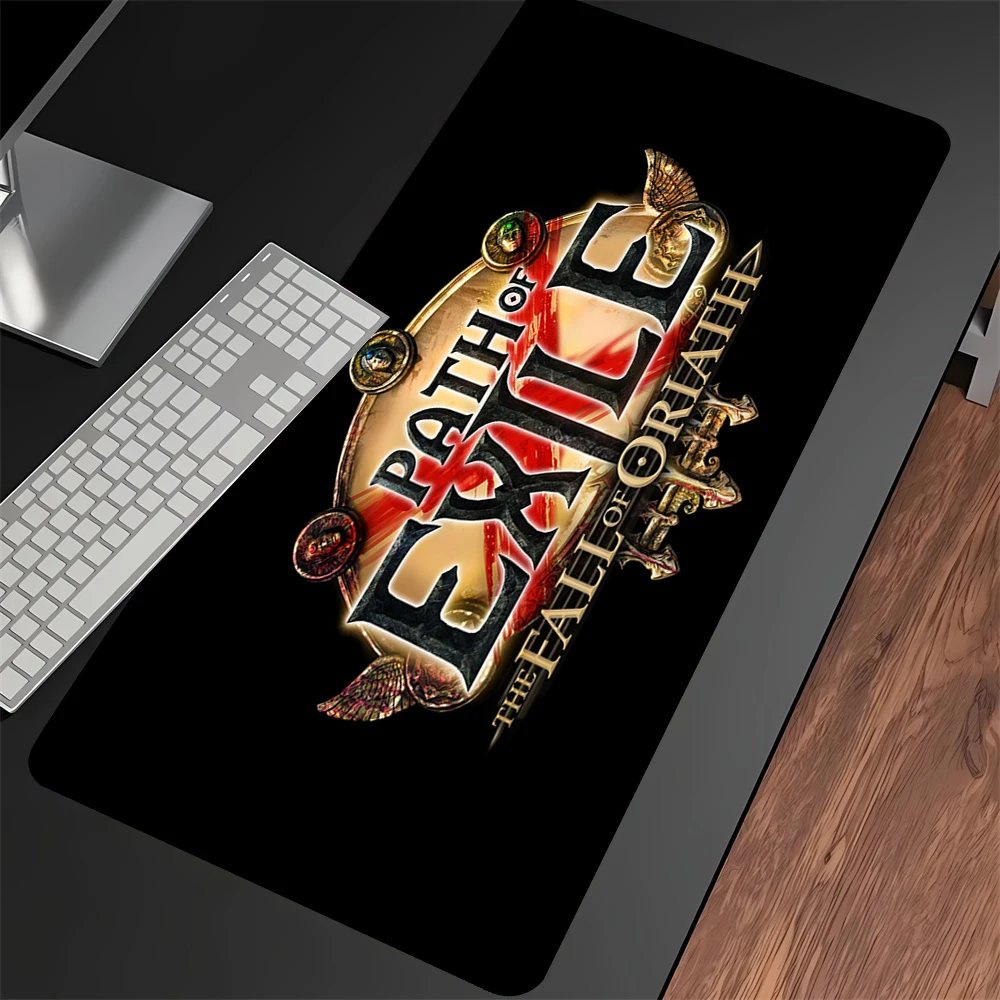 Anime Mouse Pad Gamer Computer PC Accessories Gaming Path of Exile Keyboard Table Pads E-sports Deskmat Rubber Mousepad Mats