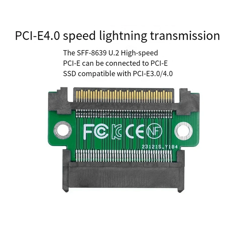 PCI-E to SFF8639 Male to Female SSD U.2 Extension Card SFF-8639 Multi-Function 8639 Male to Female Adapter Card