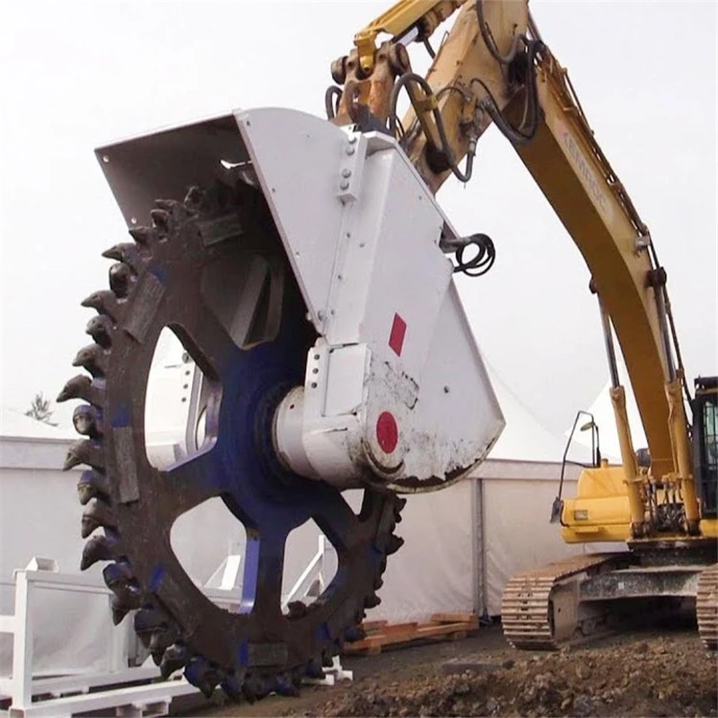 Chain Saw Cutting Machine Construction Machinery For Asphalt Chain Saw Trenchers And Hydraulic Rock Saw Trencher Attachment