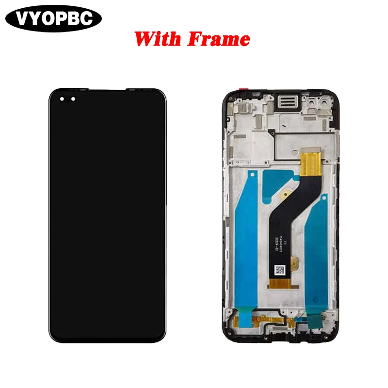 Original LCD Display With Frame For Infinix Note 8 Panel Digitizer Assembly Repair Replacement Parts X692 Touch Screen