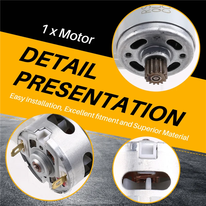 

B-Est 15 Teeth DC Motor 10.8V For GSR 1080-2-Li TSR1080-2-LI /GSR1200-2-LI /GSR1080-2-LI Cordless Drill Driver Parts