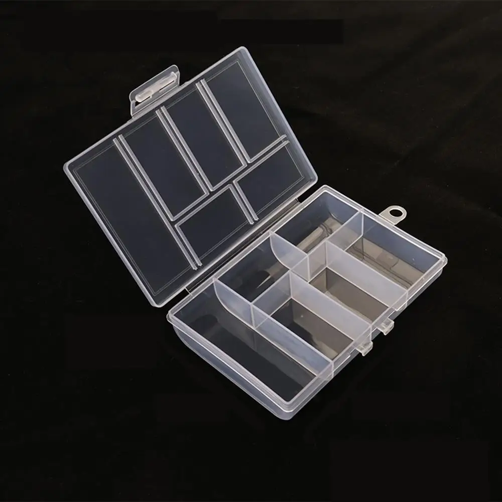 

Transparent Jewelry Box Organizer Plastic Storage Case Adjustable Container For Beads Earring Box Jewelry Organizer Display Box