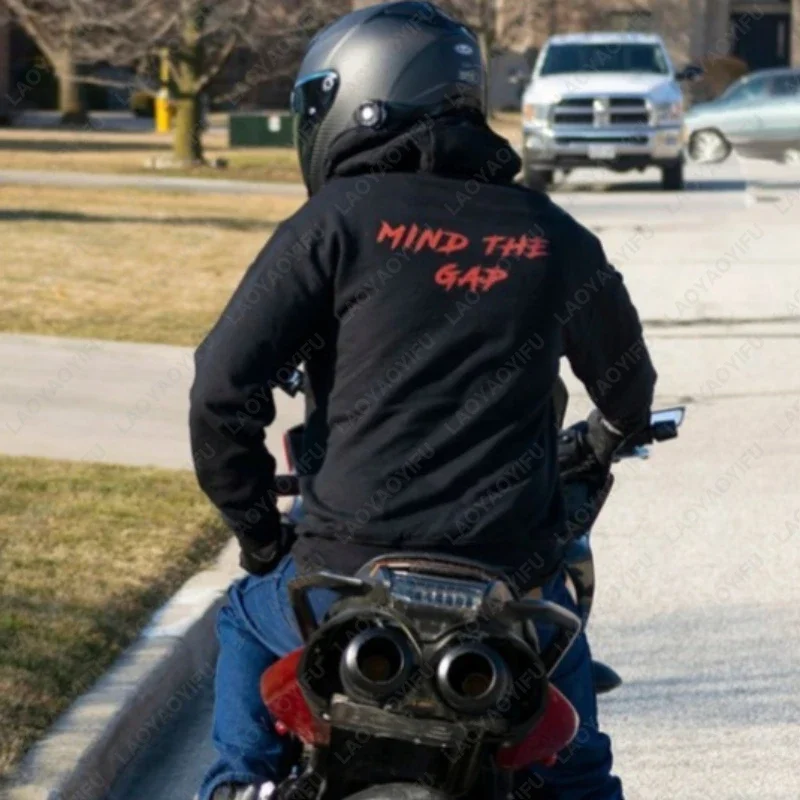 

Мотоциклетная толстовка Mind The Gap, спортивная велосипедная толстовка, мужские мотоциклетные толстовки с длинными рукавами, новая осенне-зимняя мода, Ropa Hombre