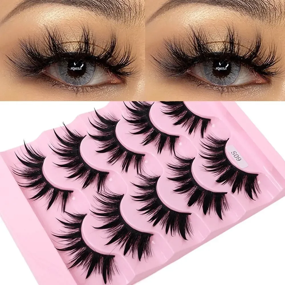 Cruelty-free Soft Band Handmade Craft Extension Wispy Fluffy 3D Faux Mink Eyelashes False Eyelashes Thai Wet Eyelashes