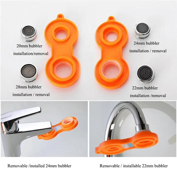 Home Faucet Spanner Plastic Install Sprinkle Faucet Aerator Wrench Sanitaryware Repair Tool For Kitchen Shower Room Sink Faucet