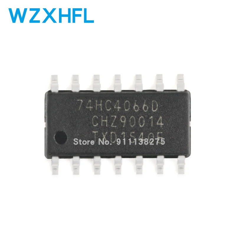 10Pcs New 74HC4066D SOP14 74HC4066 SN74HC4066DR SOP-14 SOP SMD IC