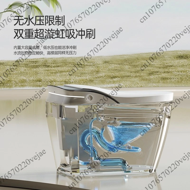 New light smart toilet, fully automatic butt washing integrated household electric toilet, for hotel apartments