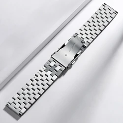 ADDIESDIVE Metal Strap 22mm Classic Quick Release Stainless Steel Strap Luxury Watches Replacement Accessories Universal Straps