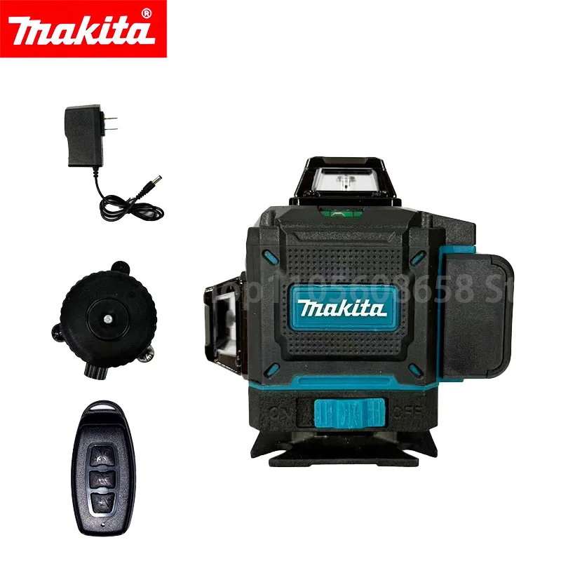 Makita 2026 4D 16‑Line 360° Laser Level, Auto Self‑Leveling Cross‑Line Tool for Outdoor Precision Surveying