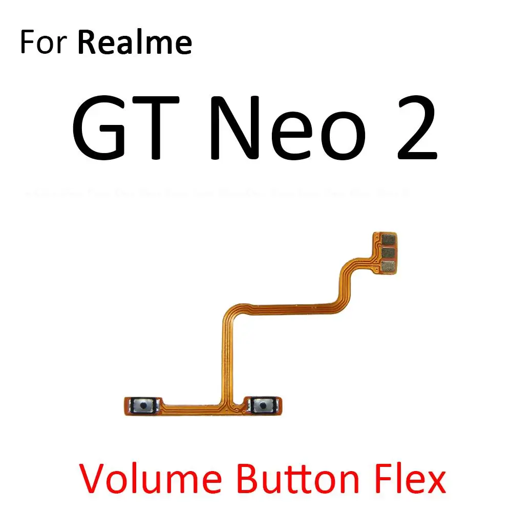 Switch Power ON OFF Key Mute Silent Volume Button Ribbon Flex Cable For OPPO Realme GT2 GT Neo 2 2T 3 3T 5 SE 5G Parts