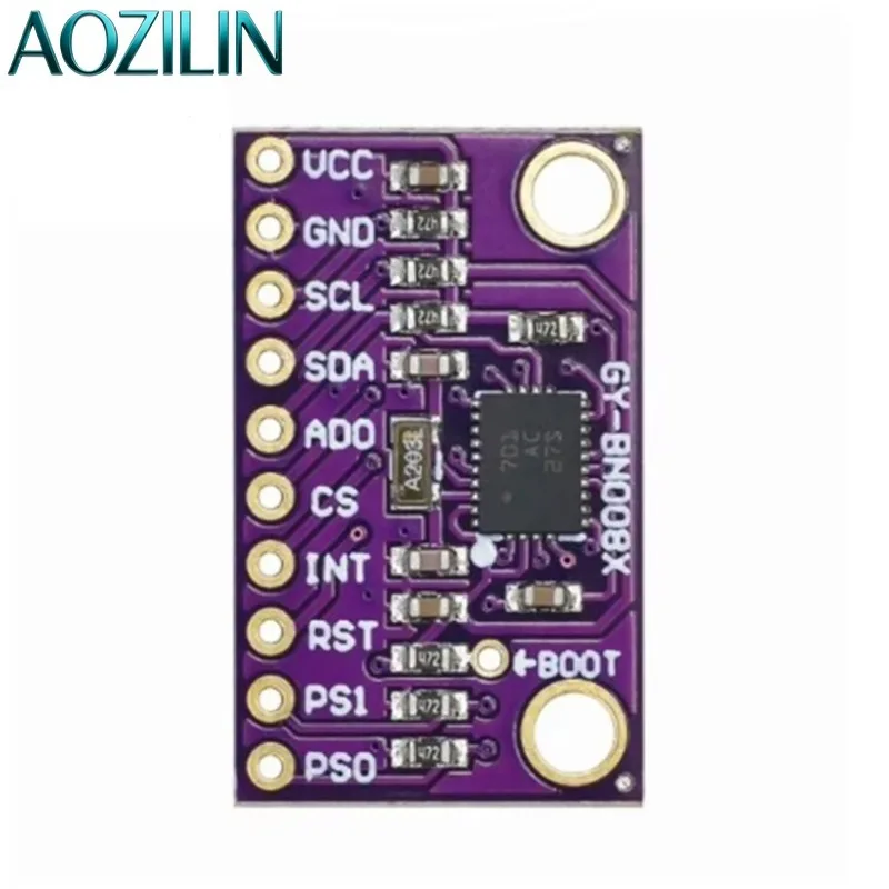 AOZILIN 10 Pack Mini 9DOF Inertial Measurement Unit Integrated Accel Gyro Magnet High Stability VR Motion Tracking Board