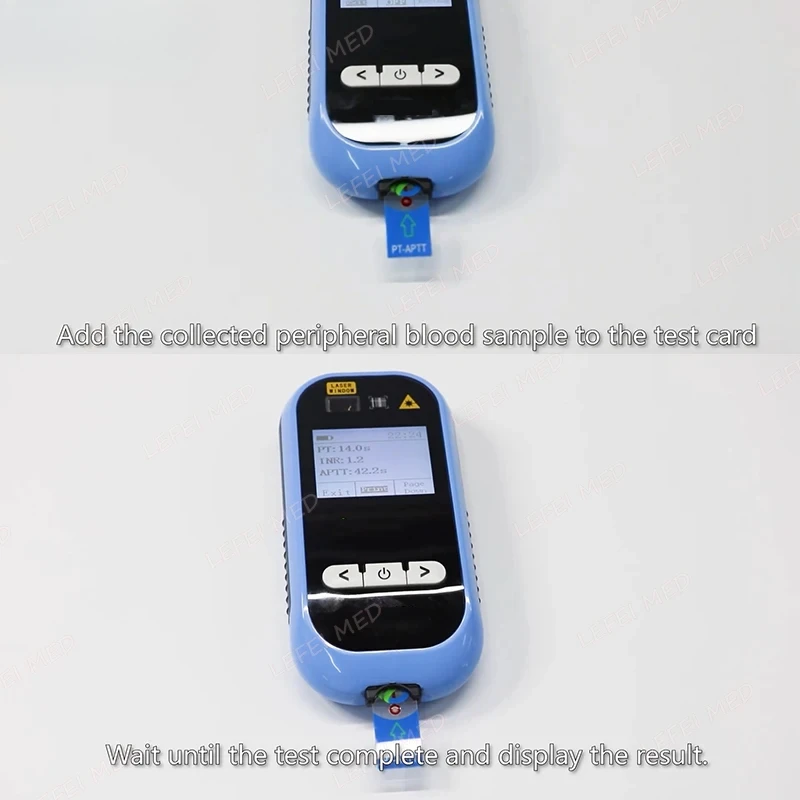 LF1212 Handheld bloo coagulation analyzer automated pt aptt analyser   automatic