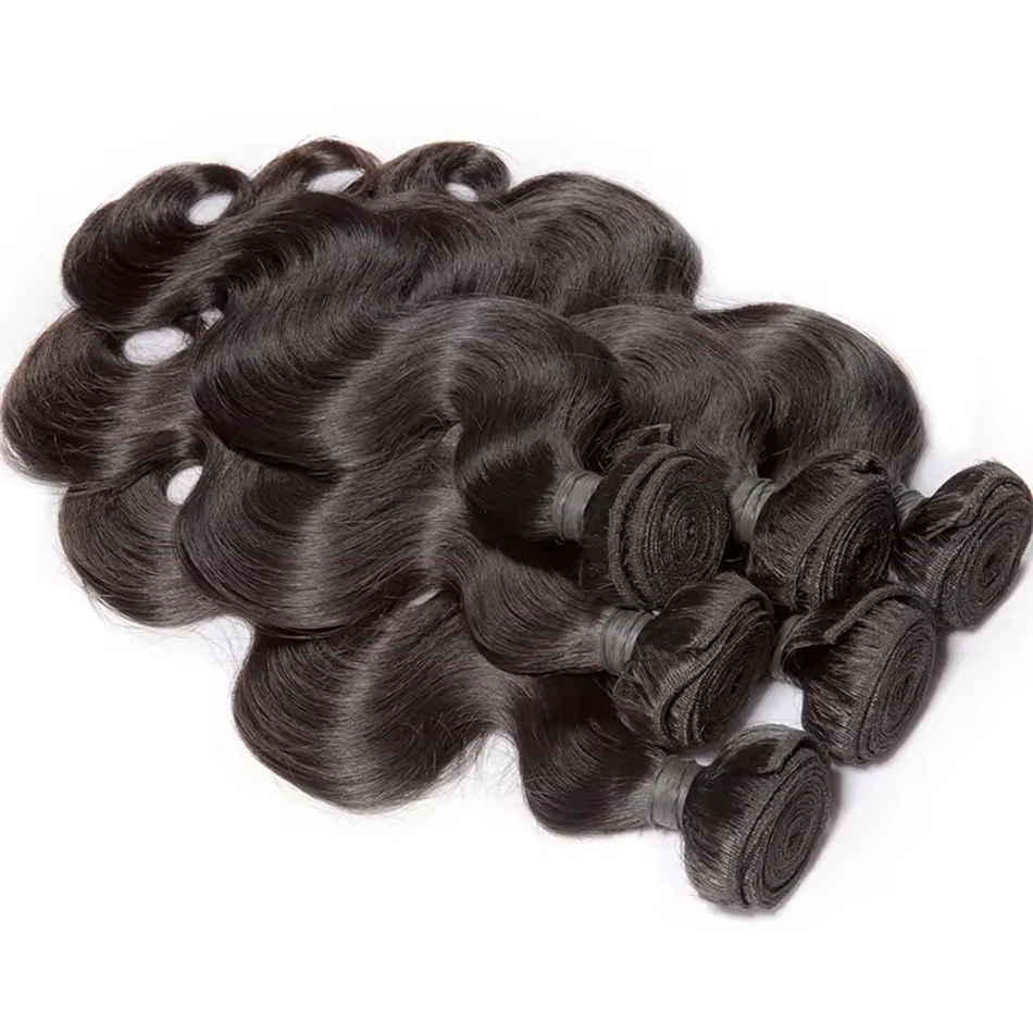 16A 100% пучки человеческих волос Бразильские 3 4 пучка Объемная волна Вьющиеся 30 40-дюймовый парик для наращивания волос Парики из натуральных волос