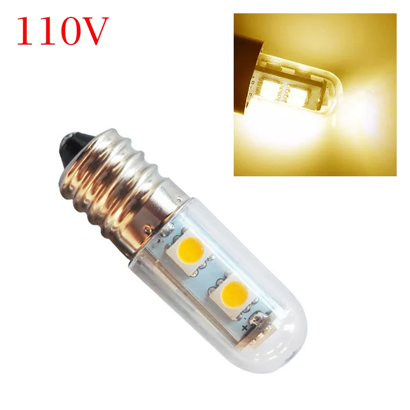 

Replacement E14 LED Light Bulb Fridge Indoor Refrigerator 110V-120V 200V-240V Appliances Cabinet Cooker Hood Lamp