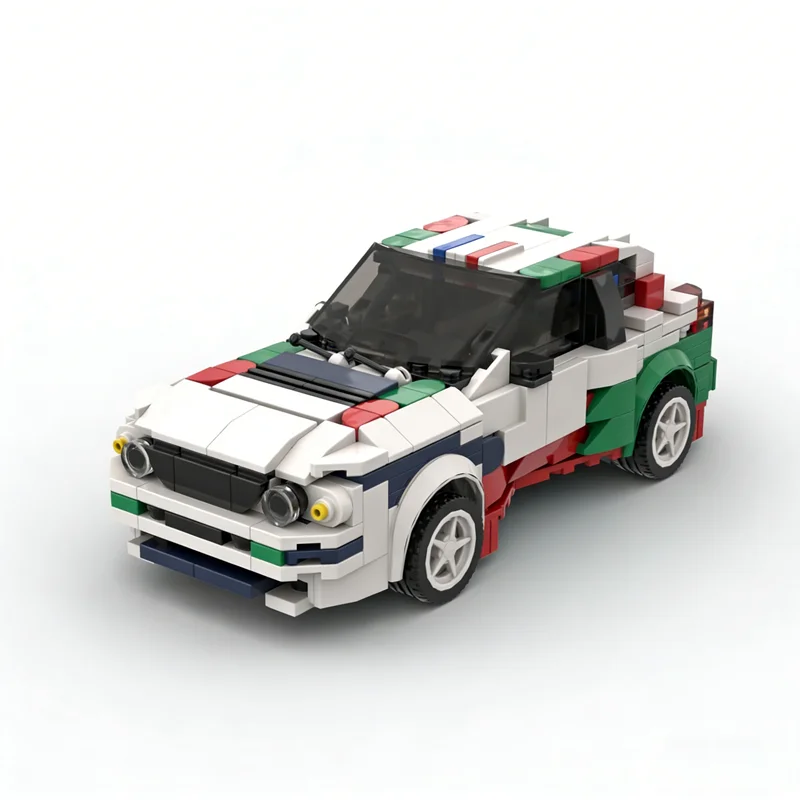 452 Uds. MOC City Champions Toyota Corolla CHINA WRC Rally LiTE modelo juguetes de construcción regalos de navidad bloques arquitectura educación