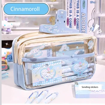 2023 Nieuwe Sanrio My Melody Kuromi Cinnamoroll Etuis Student Briefpapier Opslag Schoolbenodigdheden Ins Anime Kawaii Leuke Geschenken