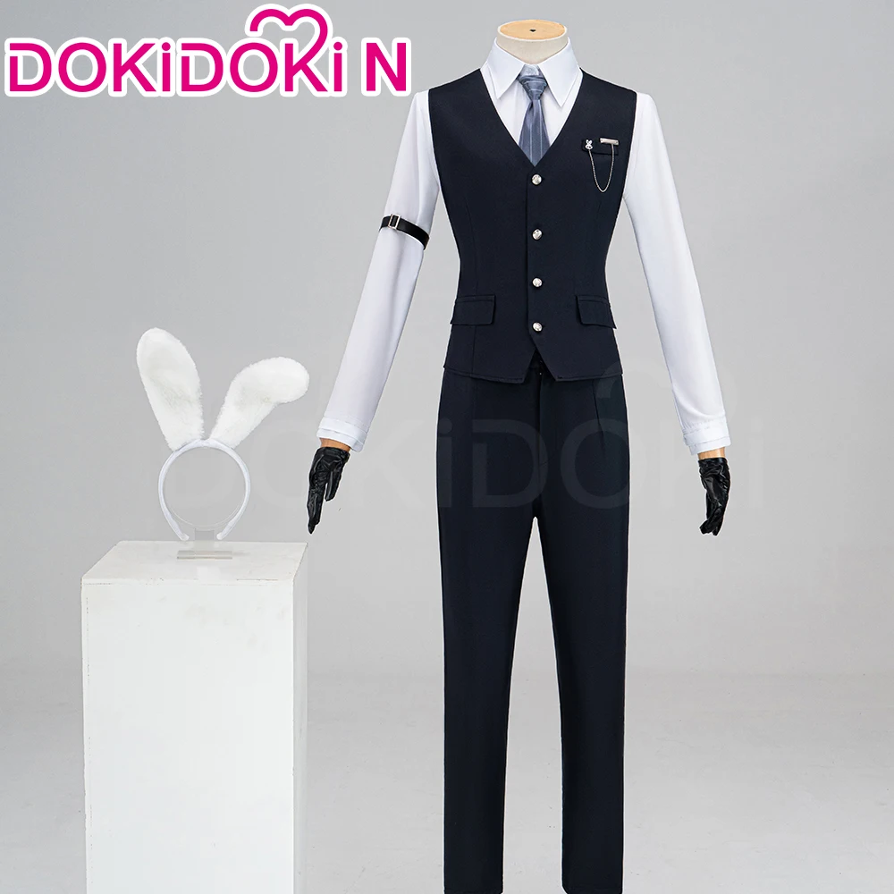 Xavier Rabbit Butler Cosplay Costume Game Love and Deepspace【XS-3XL】DokiDoki-N Men Uniform Shen Xinghui Cosplay Plus Size