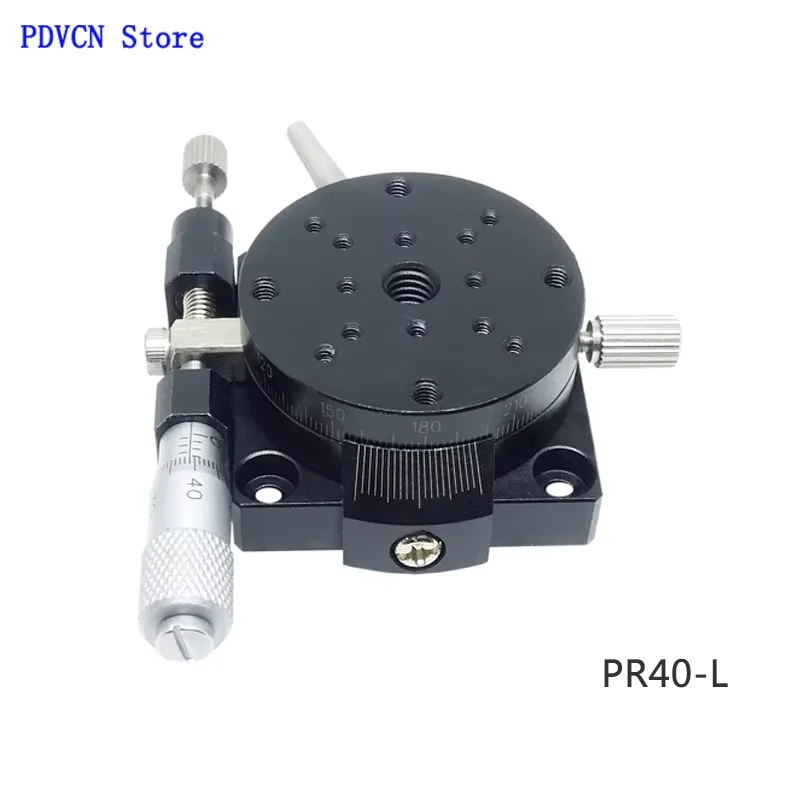 PR40-L Manual Rotation Stage Manual rotary table  indexing plate  360 ° turntable  manual indexing plate