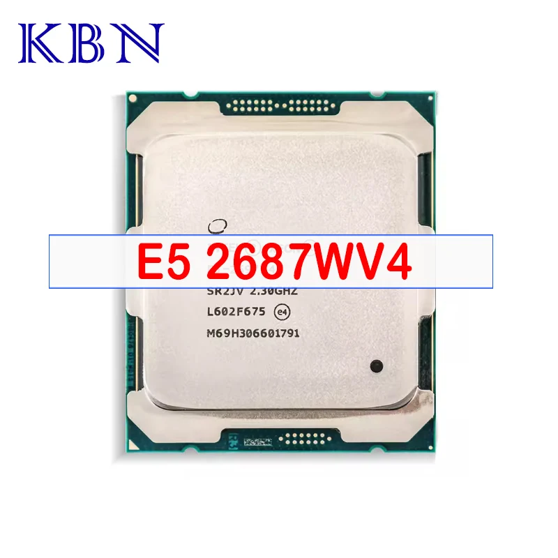 

Процессор Xeon E5 2687WV 4, 14 нм, 12 ядер, 24 потока, 3,0 ГГц, 30 Мб, 160 Вт