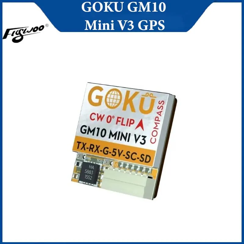 

Flywoo GOKU GM10 Mini V3 GPS with Compass for FPV Drone DIY Parts RC Accessories