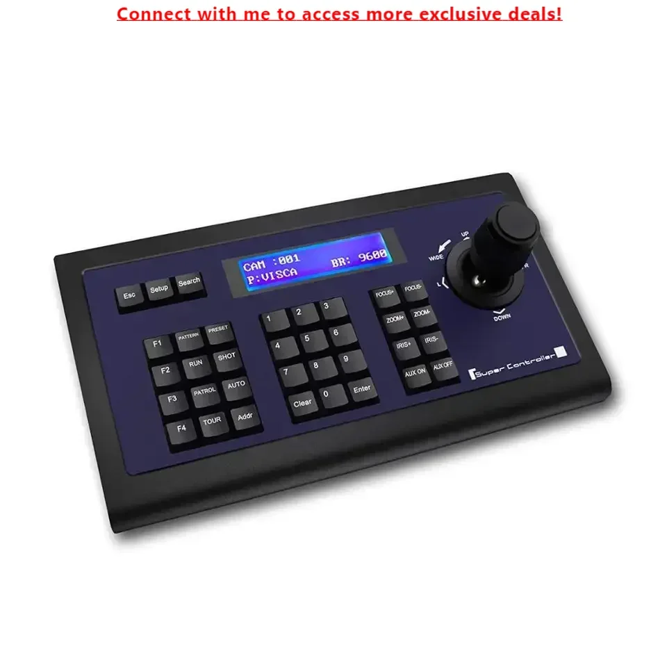 

TEVO-KZ1 RS232 RS485 RS422 Live Streaming Broadcasting Ptz Camera Joystick Controller