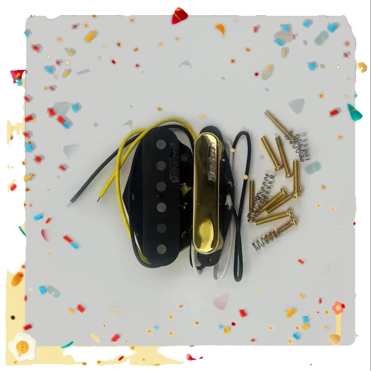 

Профессиональный набор звукоснимателей для электрогитары, позиции грифа и бриджа, новые детали оборудования для гитар