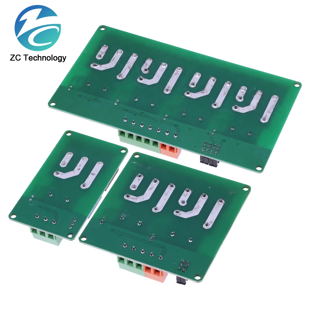 1/2/4 Channel Relay Module High Current With Optocoupler Isolation High And Low Level Trigger 5V 12V 24V DC30V/30A AC250V/10A