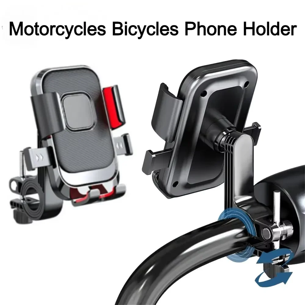 Uchwyt na telefon do motocykla, roweru, z swobodnym obrotem, antywstrząsowy, do nawigacji, kompatybilny z…