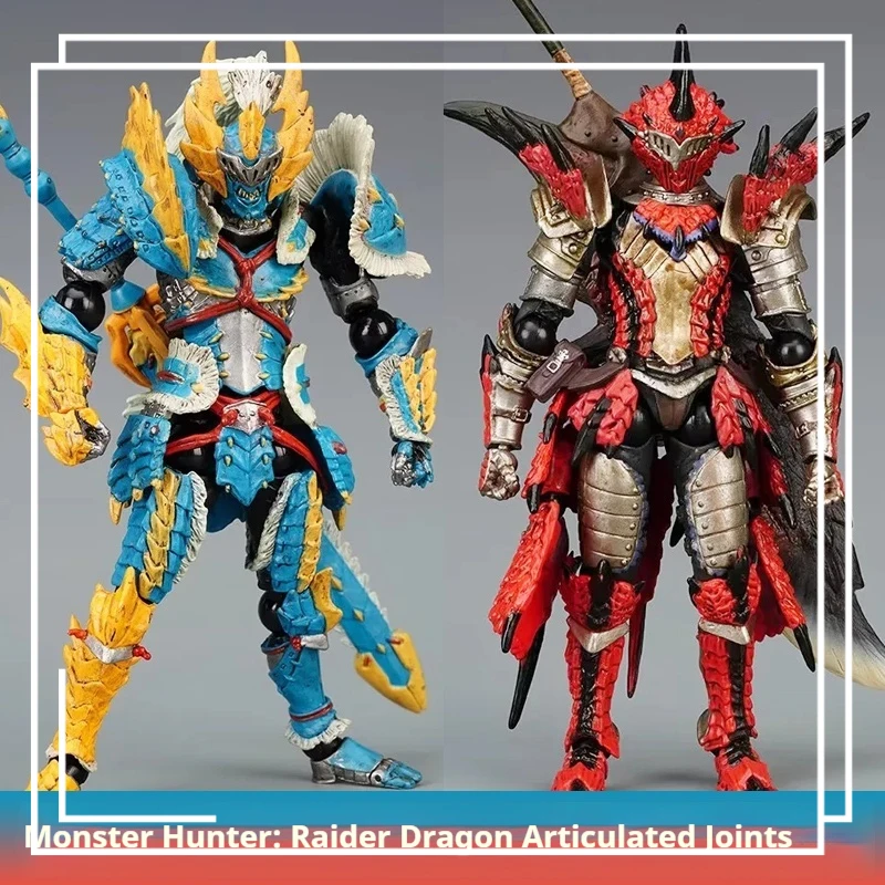 Figurka kolekcjonerska Monster Hunter Series Saber Knight Ultra Mobile Model Toy, styl Mountain Mouth, Smok Thunder Wolf