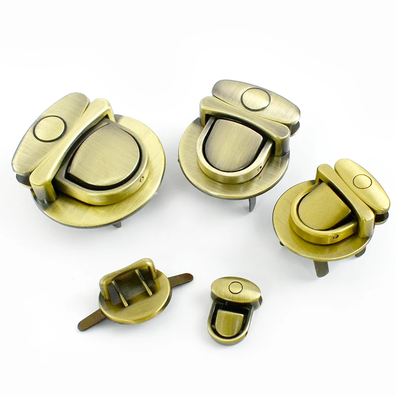2/4/10pcs Metalls chn allen drehen Lock Snap für Handtasche Frauen Tasche Twist Locks Verschlüsse Verschluss DIY Hardware Zubehör H4-2