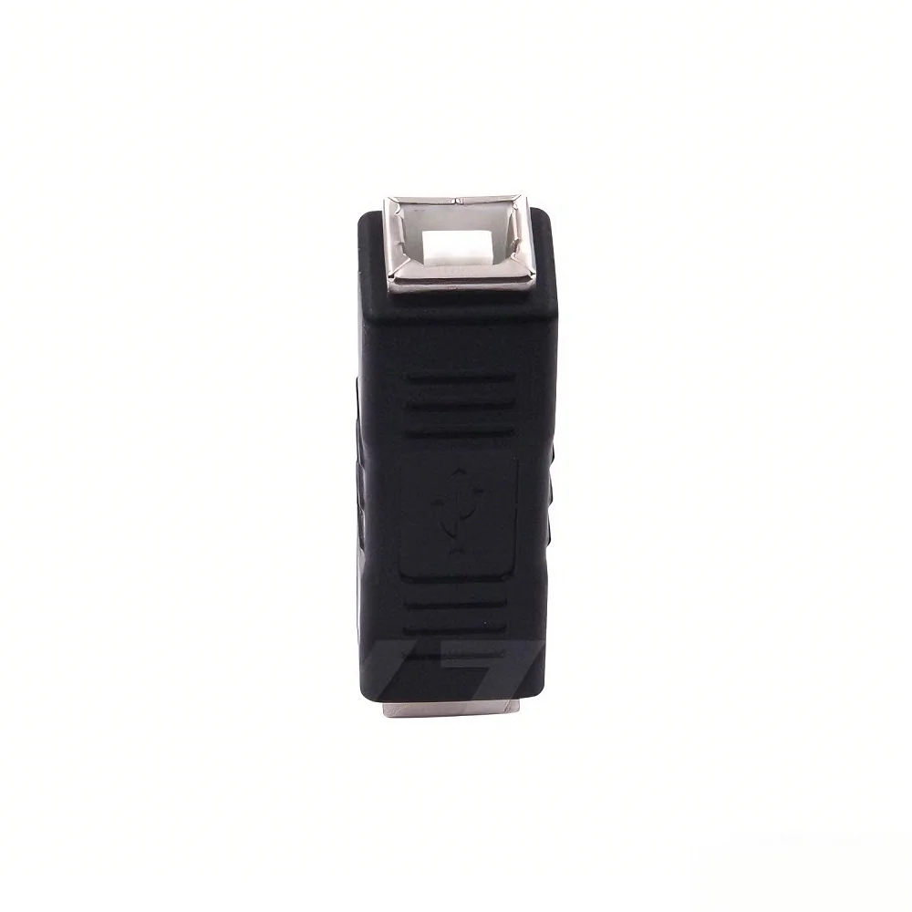 USB BF to BF Adapter B Female Head to B Female Head Scanner Printer Data Cable Extension Interface Square Port Converter