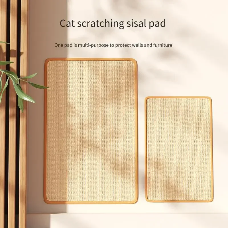 Sisal Rope Cat Scratching Board Sturdy Scratcher Sofa-Safe Clutter-Free Rest Exercise Spot Furniture Protection Toy For Cats