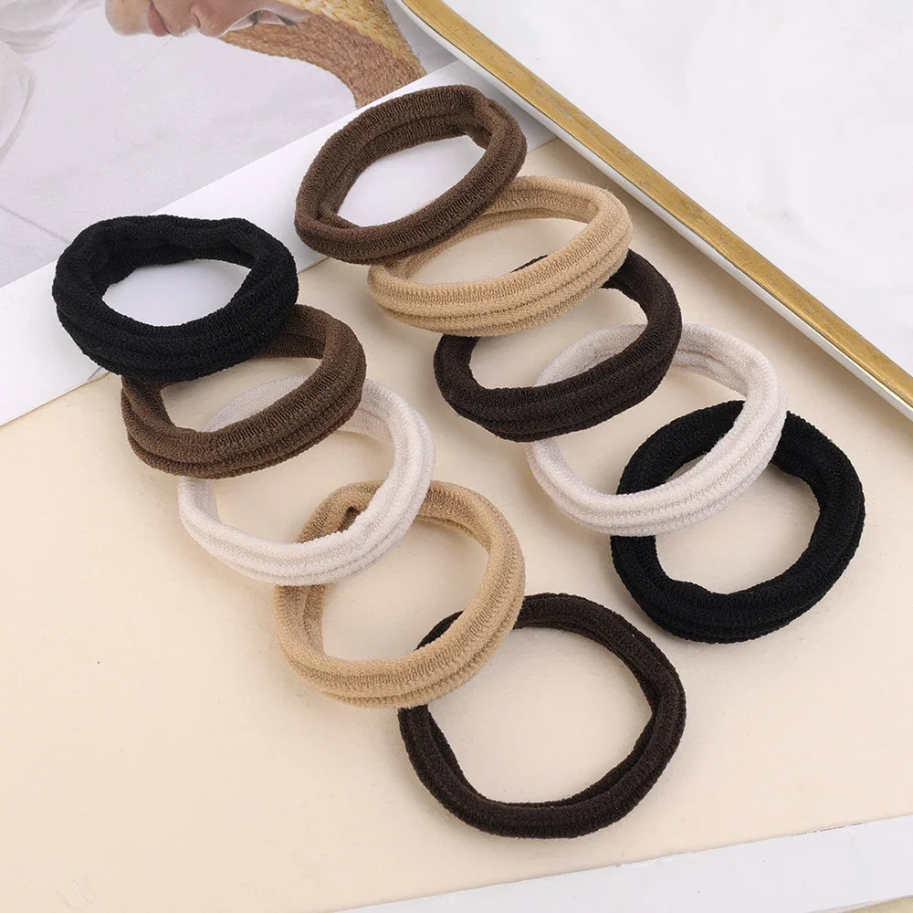 5/40Pcs New High Elastic Hair Bands for Women Girls Black Hairband Rubber Ties Ponytail Holder Scrunchies Hair Accessories