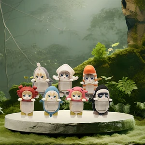 2024 شحن جديد عشوائي Mofusand مربع أعمى مزخرفة مصغرة أنيمي شخصيات الحلي الدمى المشجعين الأطفال هدايا عيد الميلاد أفضل 8 دمية مبيعات مع الحمار - No8