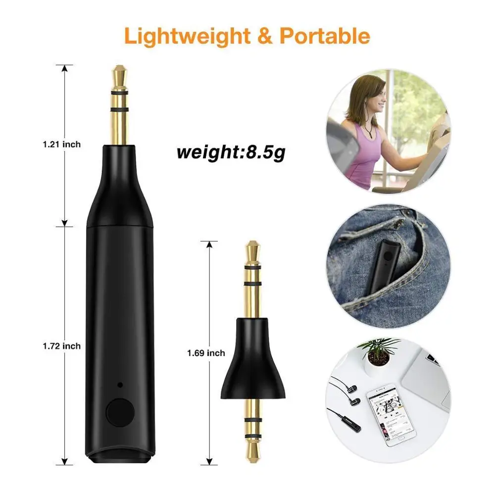 بلوتوث 5.0 A2DP ستيريو محول ل يدق بواسطة الدكتور دري برو السموم التنفيذي Mixr سولو ستوديو 1 2.0 EP HD السلكية على سماعات