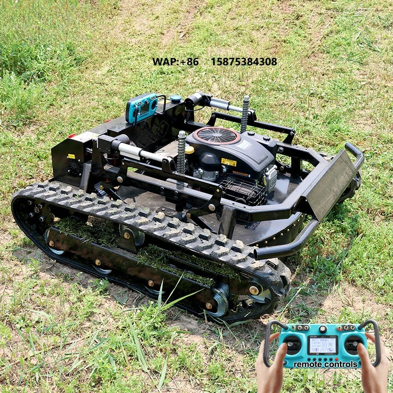 800mm Crawler Automatic Self Propelled zero Turn Remote Control Lawn Mowers