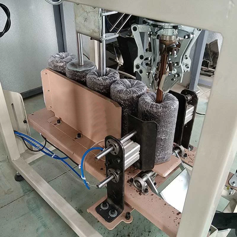 Automatic Bisporus Mushroom Cultivation Bag Installation Machine with Inoculation Rod Insertion Function