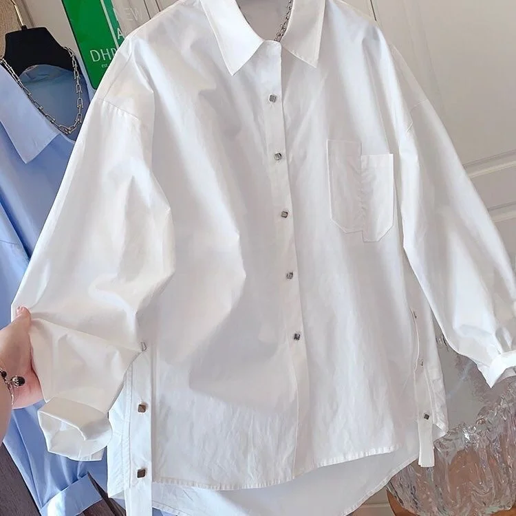 

Мужская рубашка Extra Large 300 Pou с длинным рукавом, весенне-осенняя, повседневная, универсальная, свободного кроя, классическая, на пуговицах