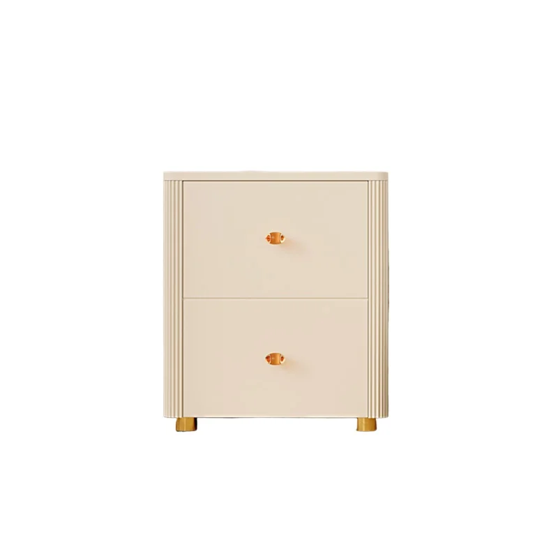 Household safe, cream wind, high-end small bedside table, safe integrated 65cm smart anti-theft cabinet