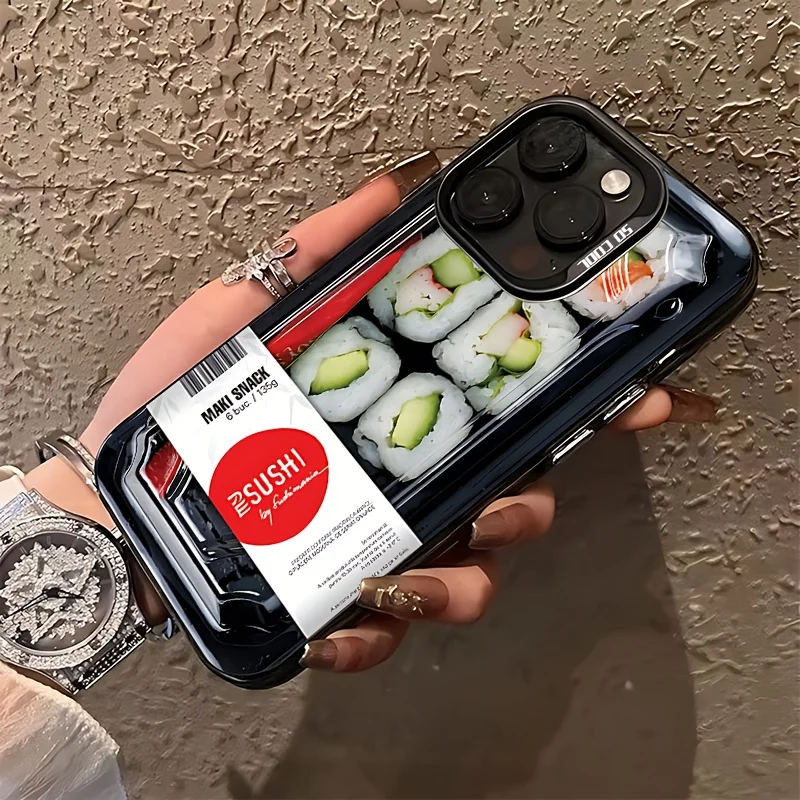 Sushi lunch box fashionable design phone case suitable for iPhone