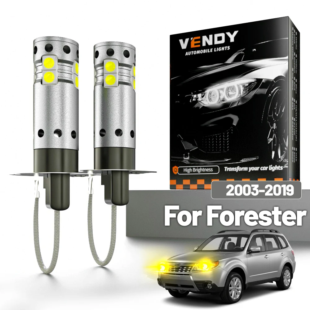 2pcs LED Fog Light For Subaru Forester 2003-2019 2007 2008 2009 2010 2011 2012 2013 2014 2015 2016 2017 Canbus Accessories