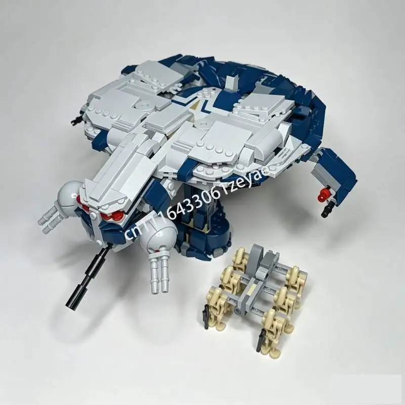 737PCS Separatist Gunship Space War Battle Vehicle MOC Model Custom Puzzles Architecture DIY Education Assembly Toy Gift Blocks