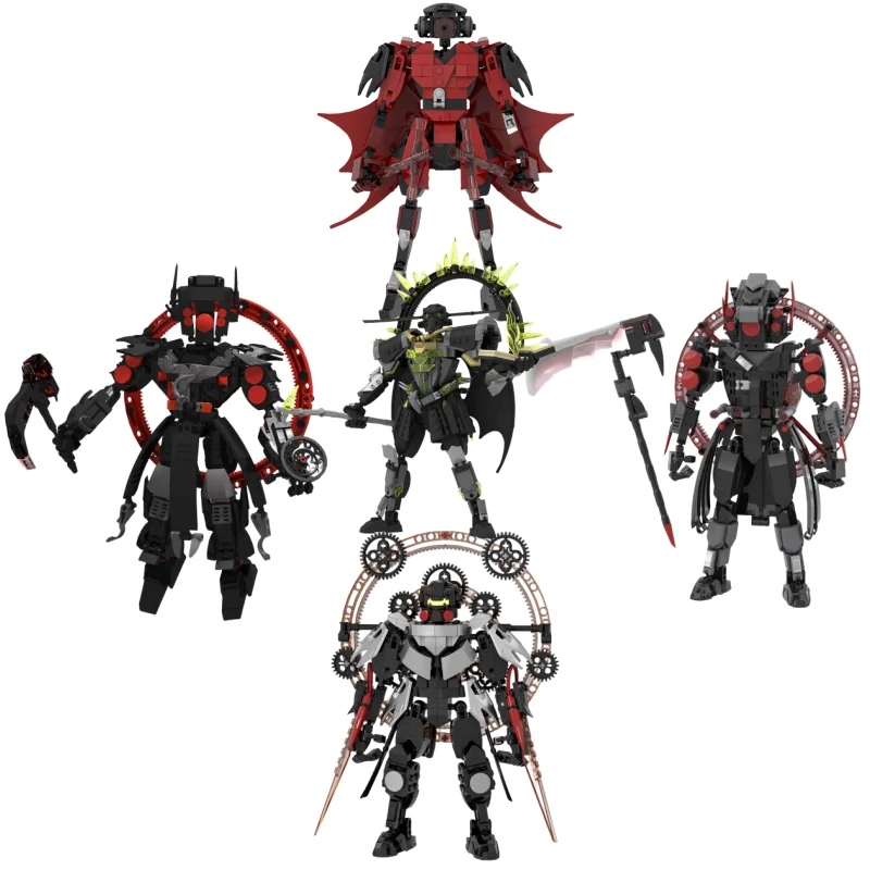 

King Plague Skibidi Toilet Upgrade Scythe Titan Speaker Astronomical Hunter Building Blocks Bricks Toys with Paper manual