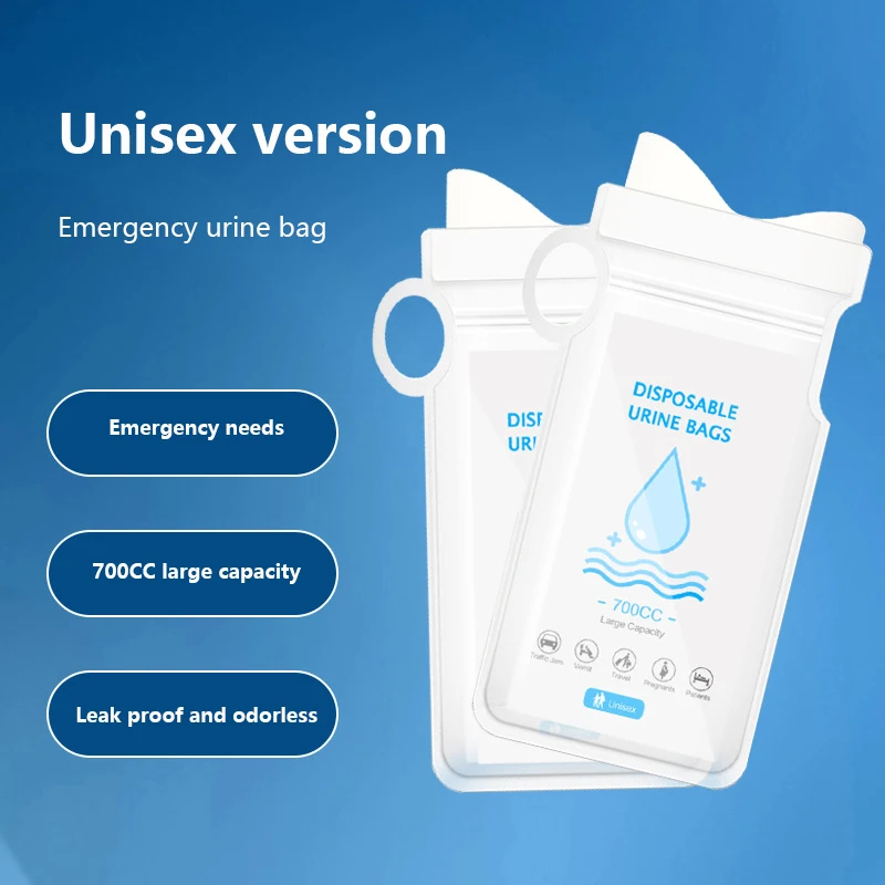 Portable Emergency Urinal Bag Outdoor Camping Pee Bags Disposable Travel Vomit Bag Mini Mobile Toilet For Men Women Children