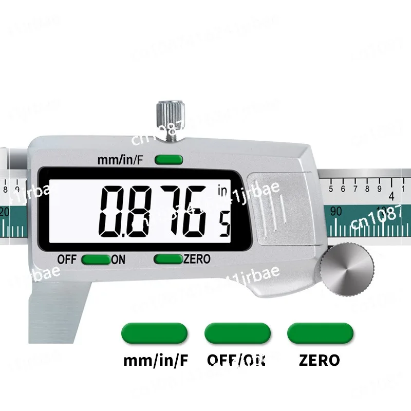 ET50 150mm Digital Caliper Stainless Steel Fraction / MM / Inch 0.01mm High Precision for Mechanical Components Measure