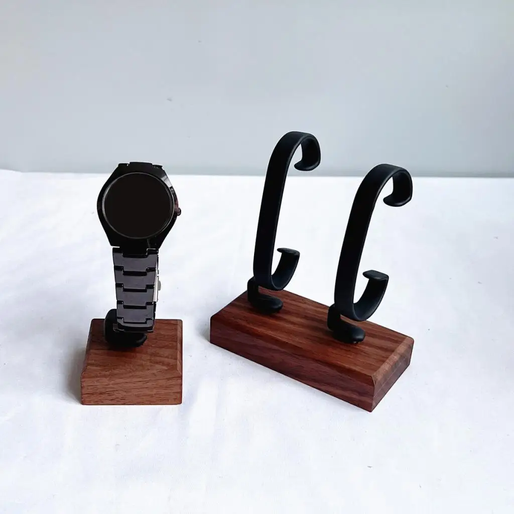 C Shape Watch Display Stand Shops Watch Stand for Countertop Shop Showcase