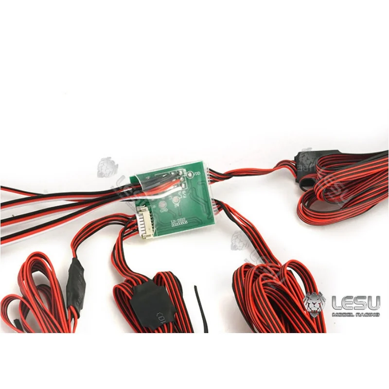 LESU für 1/14 Tamiya Ferngesteuertes Modell-Spielzeug Traktor-LKW Kipper Universal LED-Lichtset LKW DIY Zubehör Spielzeug – Detail 6