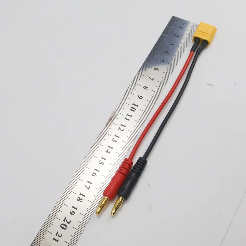 Banana Plugs Charge Cable Silicone Wire 16AWG For Lipo Battery  15CM XT60 Charge Lead to 4.0mm wholesale 20 pcs
