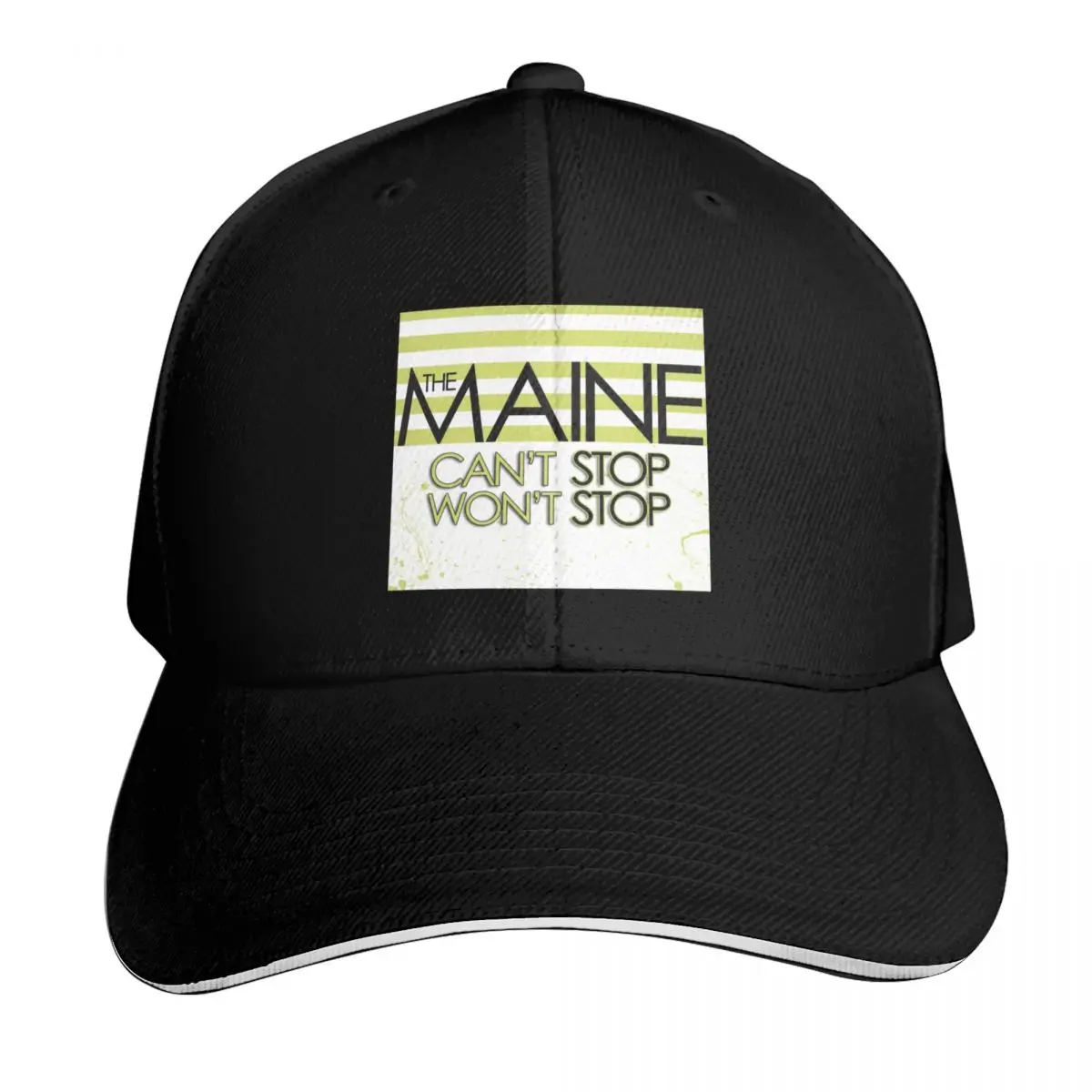 Gorra de béisbol The Maine Cant Stop Wont Stop, protector solar, gorras personalizadas, sombrero occidental, sombreros para mujer, sombreros para hombre